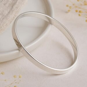 Saavi Engraved Silver Bangles