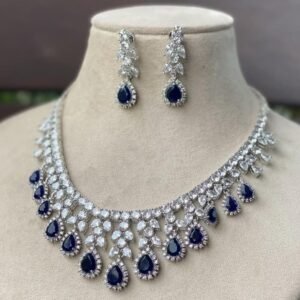 Aarohi Statement Silver Necklace