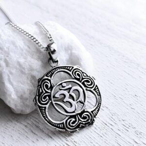 Om Sacred Silver Pendant